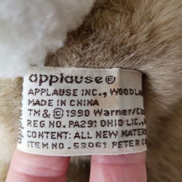 Applause Vintage Rabbit Peter Cotton Tale Plush - Picture 9 of 11